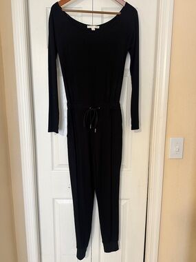 INC International Concepts x Olivia Culpo Black Long-Sleeve Jumpsuit